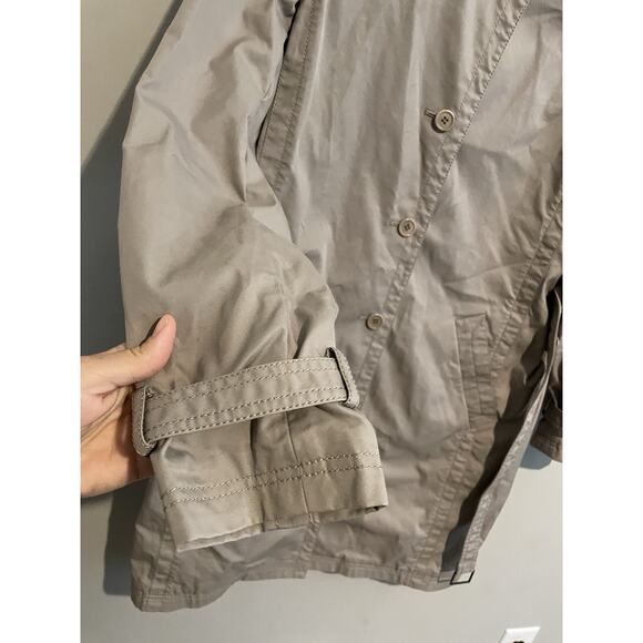 Calvin Klein Trench Coat Soft Shell Size‎ Small Lightweight Khaki Tan - Picture 4 of 8